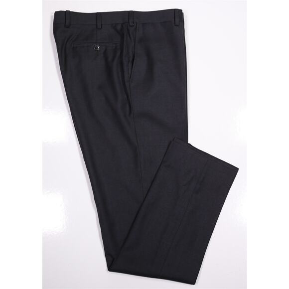 Suitsupply Brescia Charcoal Gray Flat Front Wool Dress Pants Trousers 32x32 - Picture 1 of 6